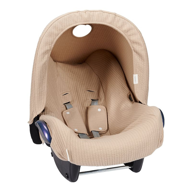 Babyschalen-Sonnenverdeck 0+ Pure Beige Little Dutch