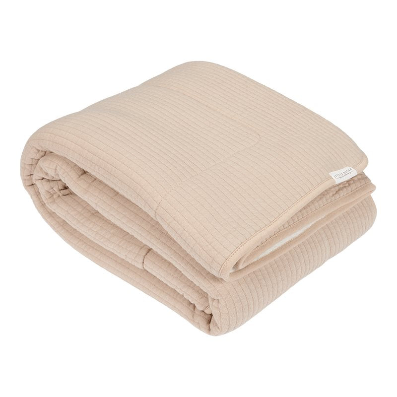 Kinderbettdecke Pure Beige 110x140cm Little Dutch