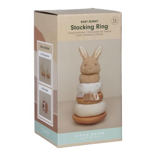 Stapelturm mit Ringen Baby Bunny Little Dutch