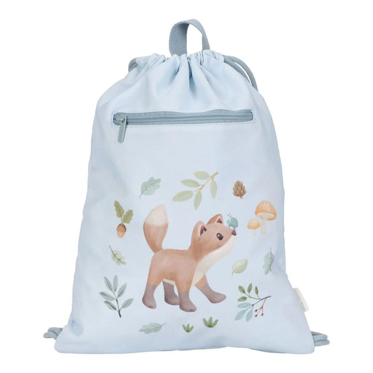 Little Dutch blau Turnbeutel - Forest Friends Fitnesstasche