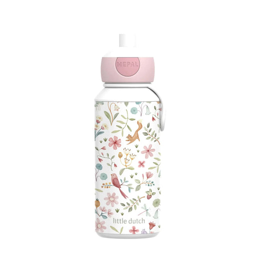 Trinkflasche Pop-up Little Dutch rosa  campus 400 ml - Fairy Wonders Mepal
