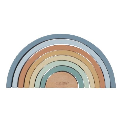Little Dutch Stapel-Regenbogen  Forest Friends blau