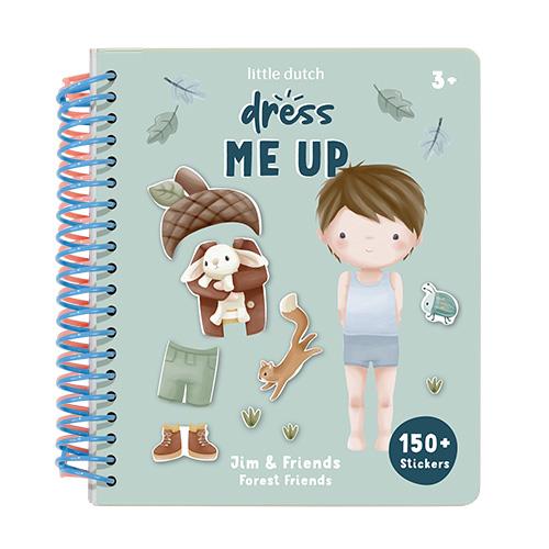 Little Dutch Dress Me Up Stickerbuch  Jim & Friends Forest Friends