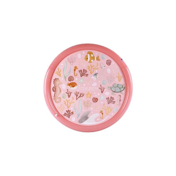 Sprinklermatte Ocean Dreams Pink 150 cm | Little Dutch
