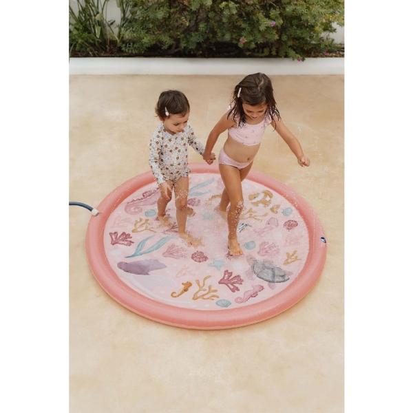 Sprinklermatte Ocean Dreams Pink 150 cm | Little Dutch