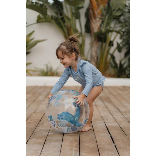 Strandball 3D Ocean Dreams Blau  Little Dutch