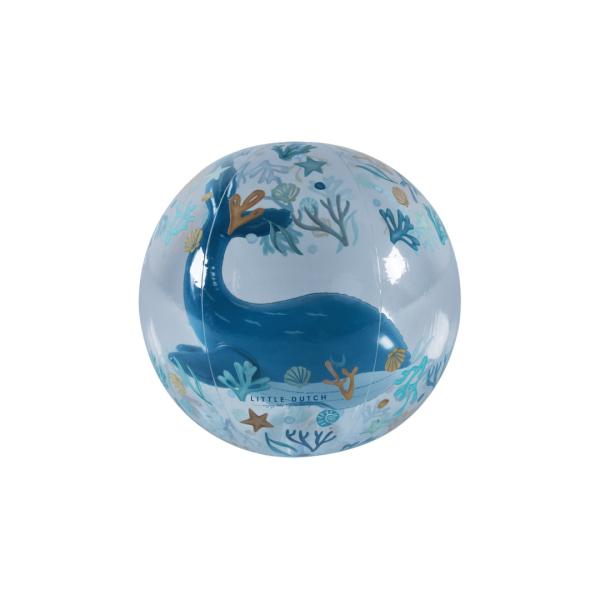 Strandball 3D Ocean Dreams Blau  Little Dutch