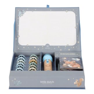 Little Dutch Geschichtenprojektor Taschenlampe - Blau Bedtime Stories
