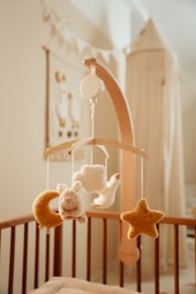 Little Dutch Musikmobile Holz Newborn Naturals FSC