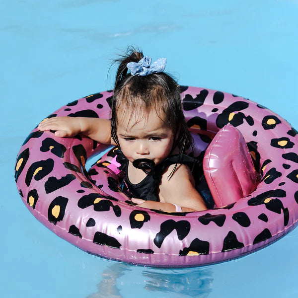Babyschwimmer Rose Gold Leopard  0-1 Jahre