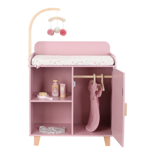 Little Dutch Puppenwickeltisch – Rosa  FSC