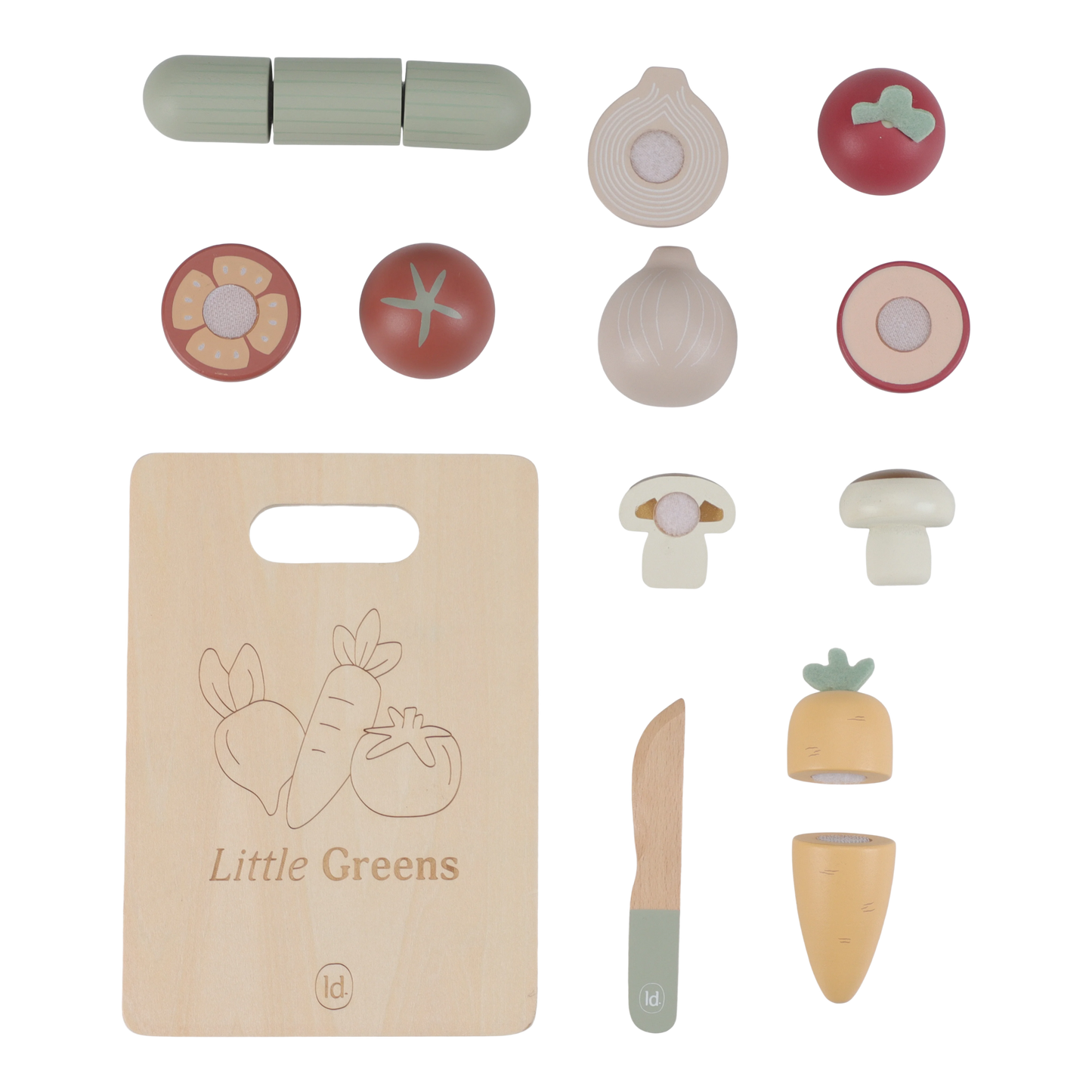 Little Dutch  Holz Gemüse zum schneiden FSC