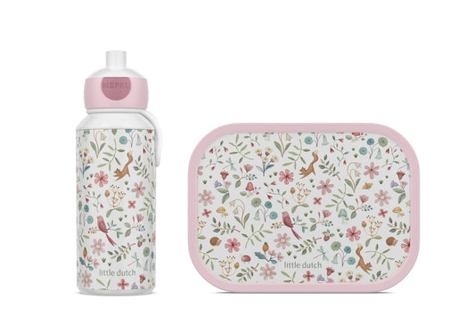 Little Dutch Lunchset Campus (Trinkflasche Pop-Up + Brotdose) - Fairy Wonders Mepal