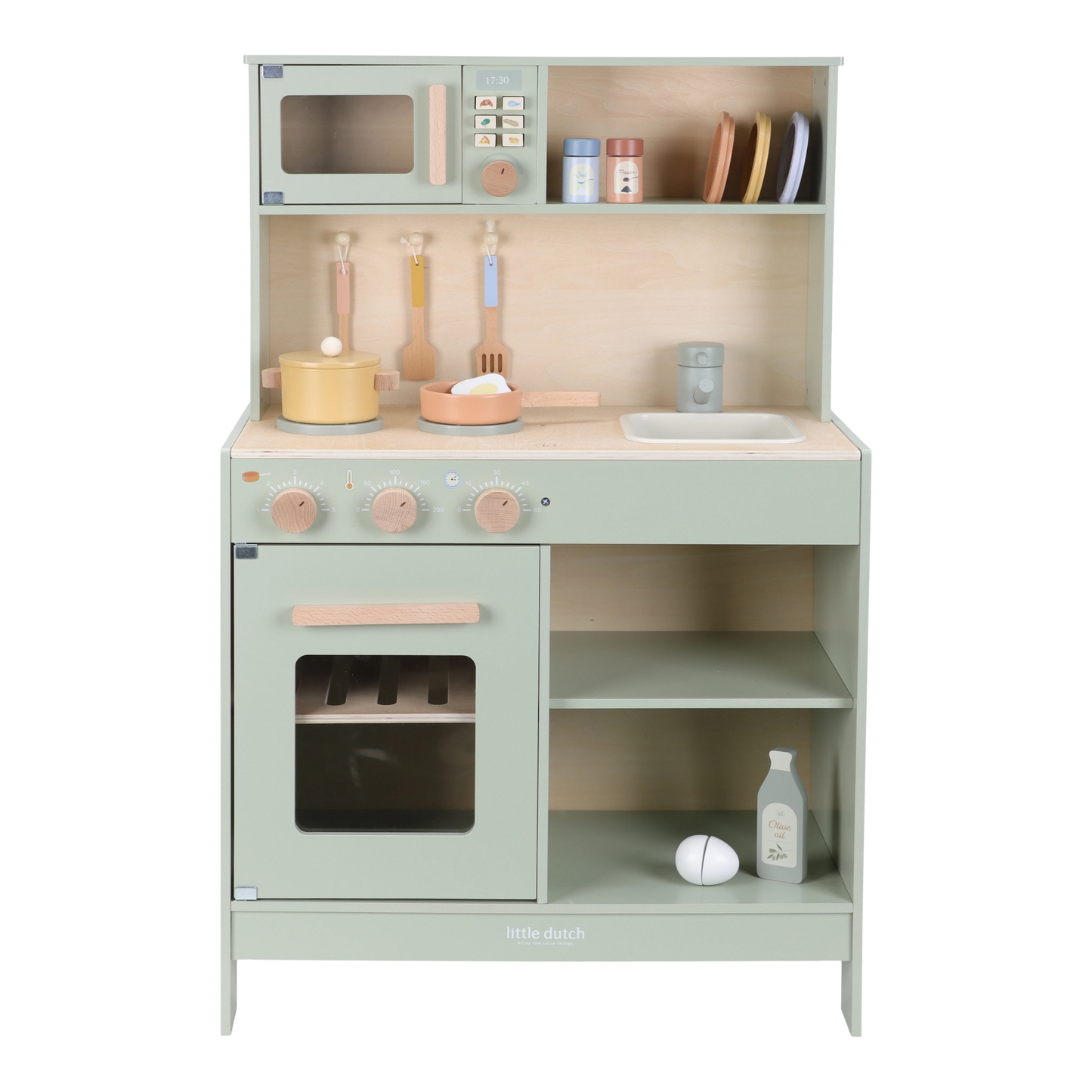Little Dutch Holzspielküche - Grün - Essentials