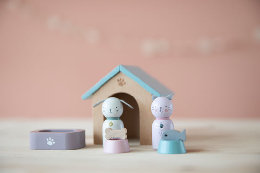 Little Dutch Puppenhaus – Spielset Haustiere
