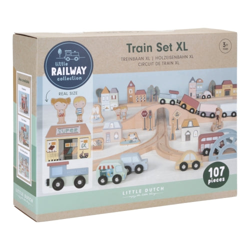 Little Dutch  Holzeisenbahn XL - Starter-Set Little Railway