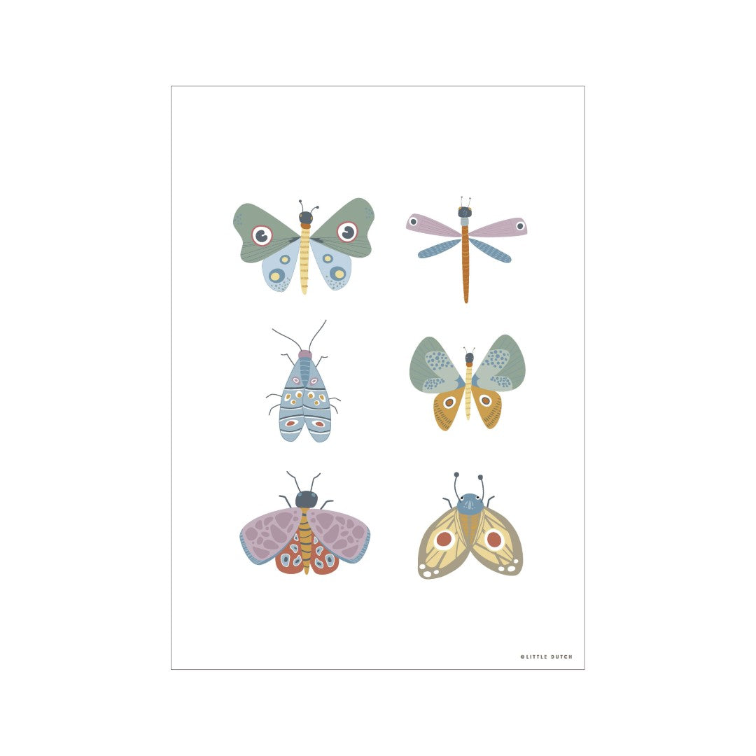 Little Dutch Poster A3 - Butterfly