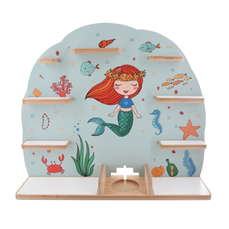 Meerjungfrau grün -Kinder Regal geeignet für die Musikbox