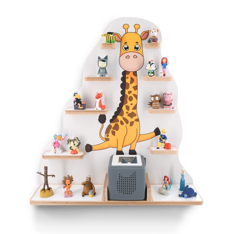 Giraffe -Kinder Regal geeignet für die Musikbox