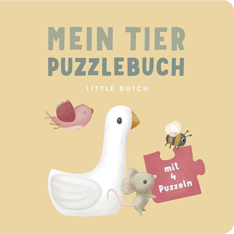 Kinderbuch - Mein Tier Puzzlebuch DE  | Little Dutch